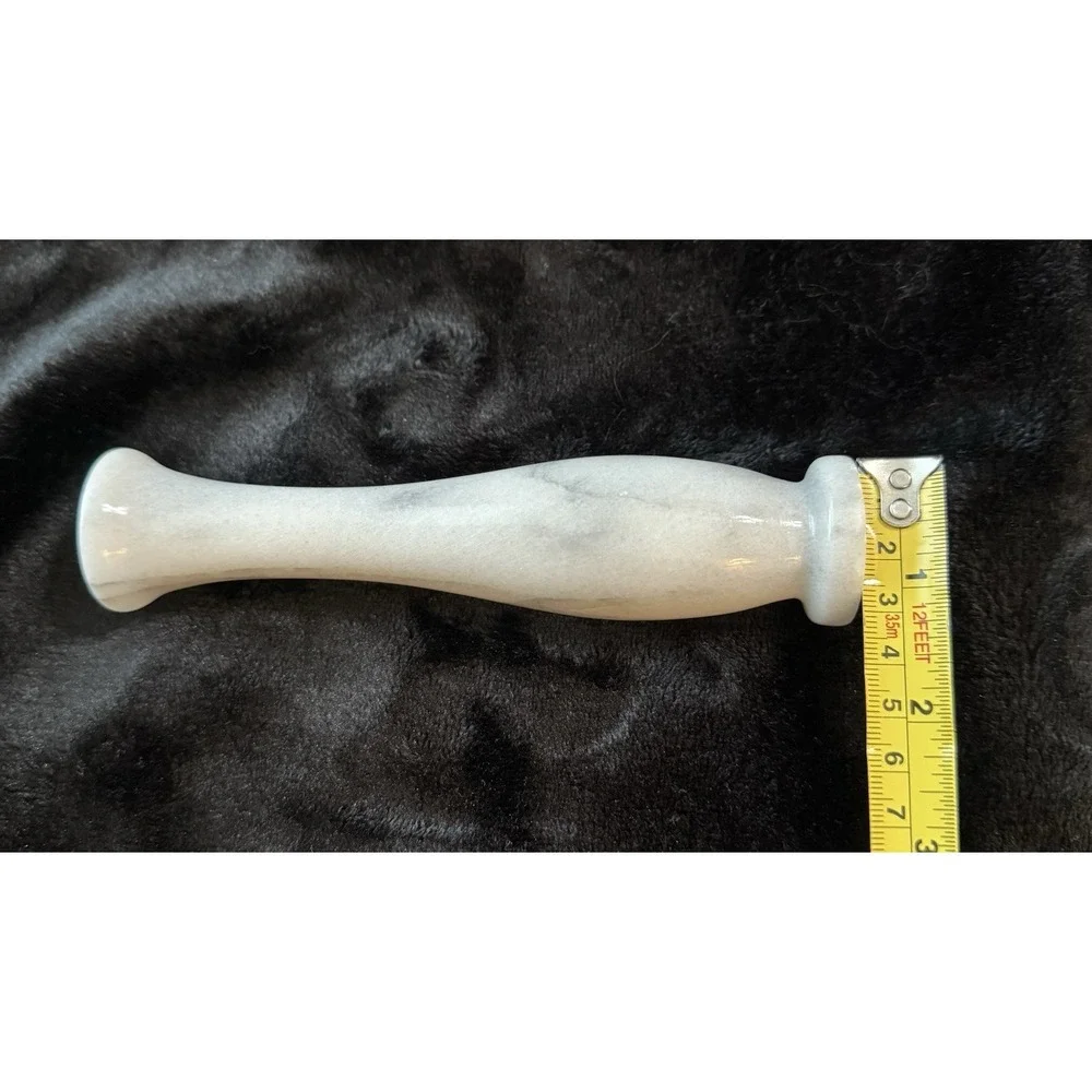 Marble Bud Vase Small Gray Swirl 6